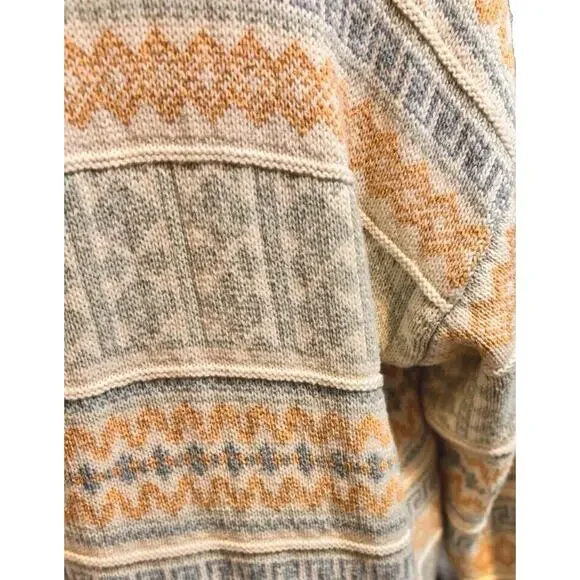 Vintage Cabin Creek Turtleneck Sweater Size L Cottage Core Country Grandma Long - Picture 8 of 11